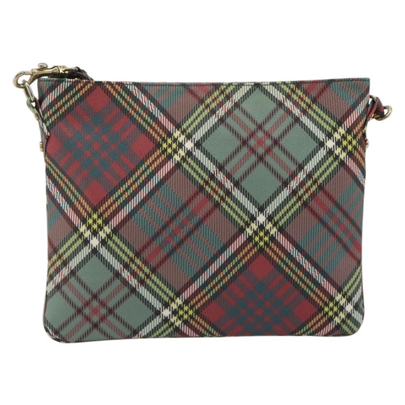 Vivienne Westwood Shoulder Bag PVC Leather Multicolor Gold Auth 188620A