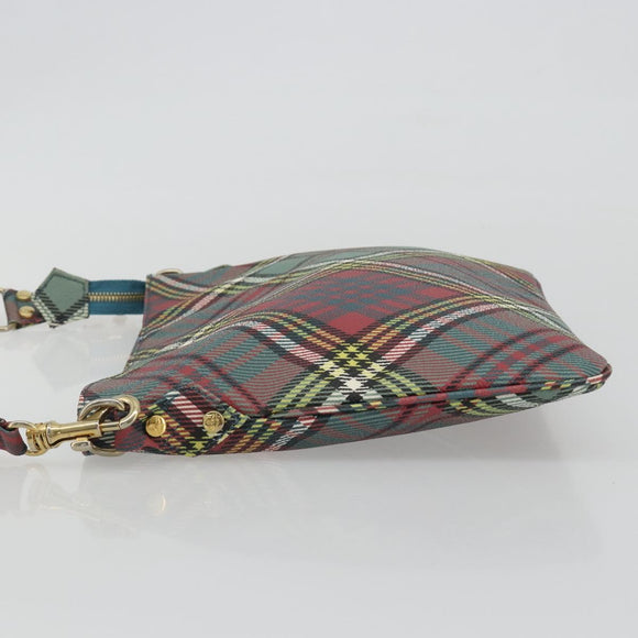 Vivienne Westwood Shoulder Bag PVC Leather Multicolor Gold Auth 188620A