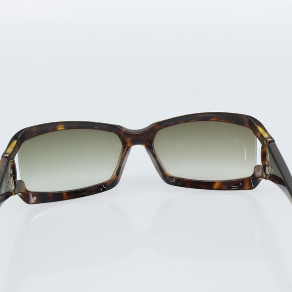 GUCCI Tortoise Pattern Sunglasses Plastic Brown Gold Auth 188622