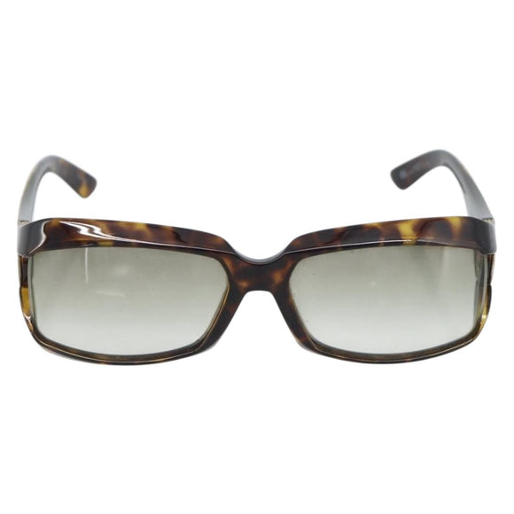 GUCCI Tortoise Pattern Sunglasses Plastic Brown Gold Auth 188622