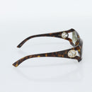 GUCCI Tortoise Pattern Sunglasses Plastic Brown Gold Auth 188622-4