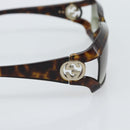 GUCCI Tortoise Pattern Sunglasses Plastic Brown Gold Auth 188622-5