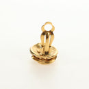 CHANEL COCO Mark Earring Metal Gold Tone CC Auth 188624M-12