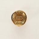 CHANEL COCO Mark Earring Metal Gold Tone CC Auth 188624M-4