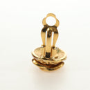 CHANEL COCO Mark Earring Metal Gold Tone CC Auth 188624M-5