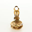 CHANEL COCO Mark Earring Metal Gold Tone CC Auth 188624M-6