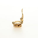 CHANEL COCO Mark Earring Metal Gold Tone CC Auth 188624M-8