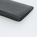LOUIS VUITTON Epi Anvelop Cult De Vuitto Card Case Black M56169 LV Auth 188628-10