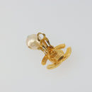 CHANEL Turn Lock Earring metal Gold Tone CC Auth 188629-4