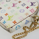 LOUIS VUITTON Monogram Multicolor Porte Monnaie Coeur Purse M60040 Auth 188630A-10