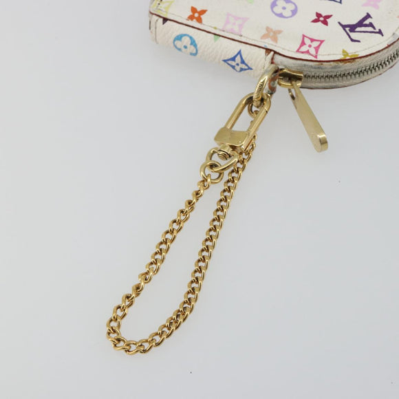 LOUIS VUITTON Monogram Multicolor Porte Monnaie Coeur Purse M60040 Auth 188630A