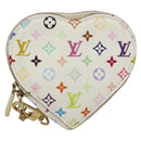 LOUIS VUITTON Monogram Multicolor Porte Monnaie Coeur Purse M60040 Auth 188630A-2
