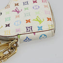LOUIS VUITTON Monogram Multicolor Porte Monnaie Coeur Purse M60040 Auth 188630A-9