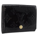 LOUIS VUITTON Vernis Anvelop Cult De Vuitto Case Amarante M91409 Auth 188631-1
