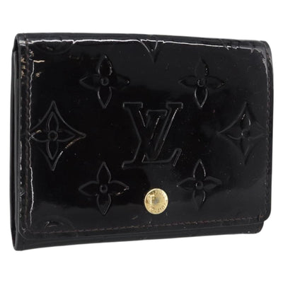 LOUIS VUITTON Vernis Anvelop Cult De Vuitto Case Amarante M91409 Auth 188631
