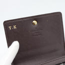 LOUIS VUITTON Vernis Anvelop Cult De Vuitto Case Amarante M91409 Auth 188631-12