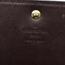 LOUIS VUITTON Vernis Anvelop Cult De Vuitto Case Amarante M91409 Auth 188631-18