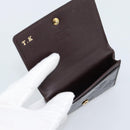 LOUIS VUITTON Vernis Anvelop Cult De Vuitto Case Amarante M91409 Auth 188631-9