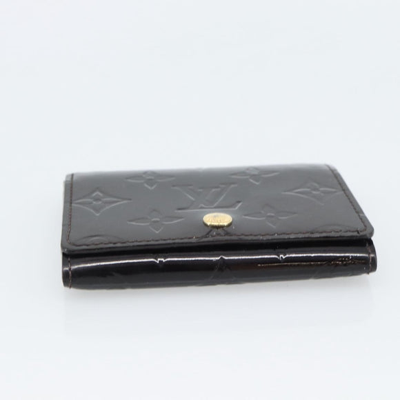 LOUIS VUITTON Vernis Anvelop Cult De Vuitto Case Amarante M91409 Auth 188631