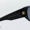 CHANEL COCO Mark Sunglasses plastic Black CC Auth 188635M-12