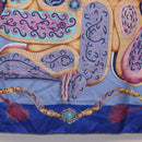 HERMES Carre 90 Scarf Silk ""H d ORIGNY"" Blue Auth 188636M-21