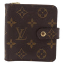 LOUIS VUITTON Monogram Compact Zip Wallet M61667 LV Auth 188654A-13