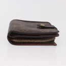 LOUIS VUITTON Monogram Compact Zip Wallet M61667 LV Auth 188654A-6