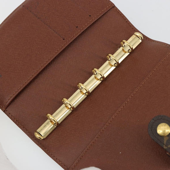 LOUIS VUITTON Monogram Agenda PM Day Planner Cover R20005 LV Auth 188657A