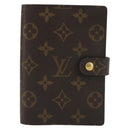 LOUIS VUITTON Monogram Agenda PM Day Planner Cover R20005 LV Auth 188657A-13