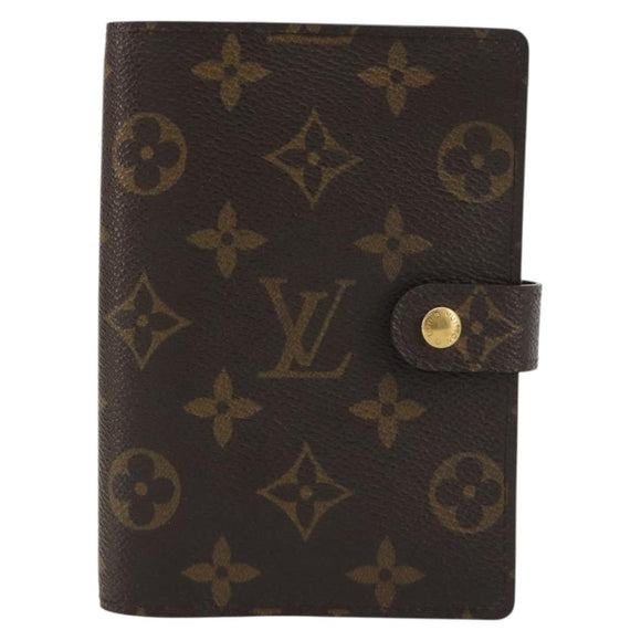 LOUIS VUITTON Monogram Agenda PM Day Planner Cover R20005 LV Auth 188657A