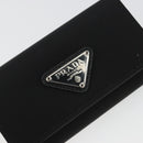 PRADA Key Case Nylon Black Black Auth 188658A-18