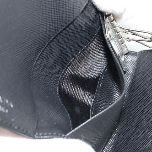 PRADA Key Case Nylon Black Black Auth 188658A