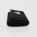 PRADA Key Case Nylon Black Black Auth 188658A-3