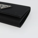 PRADA Key Case Nylon Black Black Auth 188658A-14