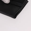 Salvatore Ferragamo Vala Long Wallet Leather Black Gold Auth 188659A-14