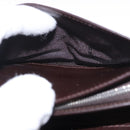 FENDI Zucca Canvas Long Wallet Black Brown Auth 188660A-17