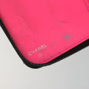 CHANEL Matelasse Cambon Line Long Wallet Leather Black Silver CC Auth 188663-16