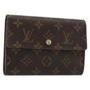 LOUIS VUITTON Monogram Porte TresorEtui Papie Wallet M61202 LV Auth 188664A-1