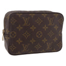 LOUIS VUITTON Monogram Trousse Toilette 18 Pouch M47526 LV Auth 188666-1