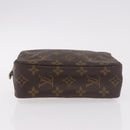 LOUIS VUITTON Monogram Trousse Toilette 18 Pouch M47526 LV Auth 188666-7