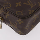 LOUIS VUITTON Monogram Trousse Toilette 18 Pouch M47526 LV Auth 188666-8