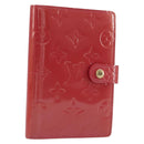 LOUIS VUITTON Monogram Vernis Agenda PM Planner Cover Pink R2101F Auth 188667A-1