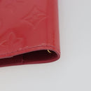 LOUIS VUITTON Monogram Vernis Agenda PM Planner Cover Pink R2101F Auth 188667A-10
