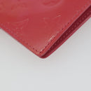 LOUIS VUITTON Monogram Vernis Agenda PM Planner Cover Pink R2101F Auth 188667A-16