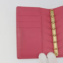 LOUIS VUITTON Monogram Vernis Agenda PM Planner Cover Pink R2101F Auth 188667A-19