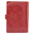 LOUIS VUITTON Monogram Vernis Agenda PM Planner Cover Pink R2101F Auth 188667A-2