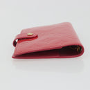 LOUIS VUITTON Monogram Vernis Agenda PM Planner Cover Pink R2101F Auth 188667A-5
