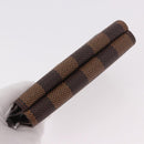 LOUIS VUITTON Damier Ebene Porte Monnaie Billets Cartes Credit Auth 188672A-5