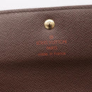 LOUIS VUITTON Damier Ebene Porte Tresor Etui Papie Wallet N61202 LV Auth 188674A-8
