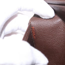 LOUIS VUITTON Damier Ebene Porte Tresor Etui Papie Wallet N61202 LV Auth 188674A-12